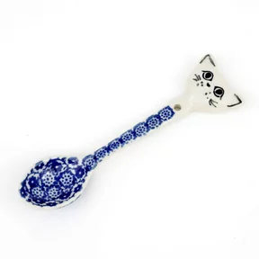 Łyżeczka kotek H19, 13,8 cm <br> 2615 Kobaltowa koronka